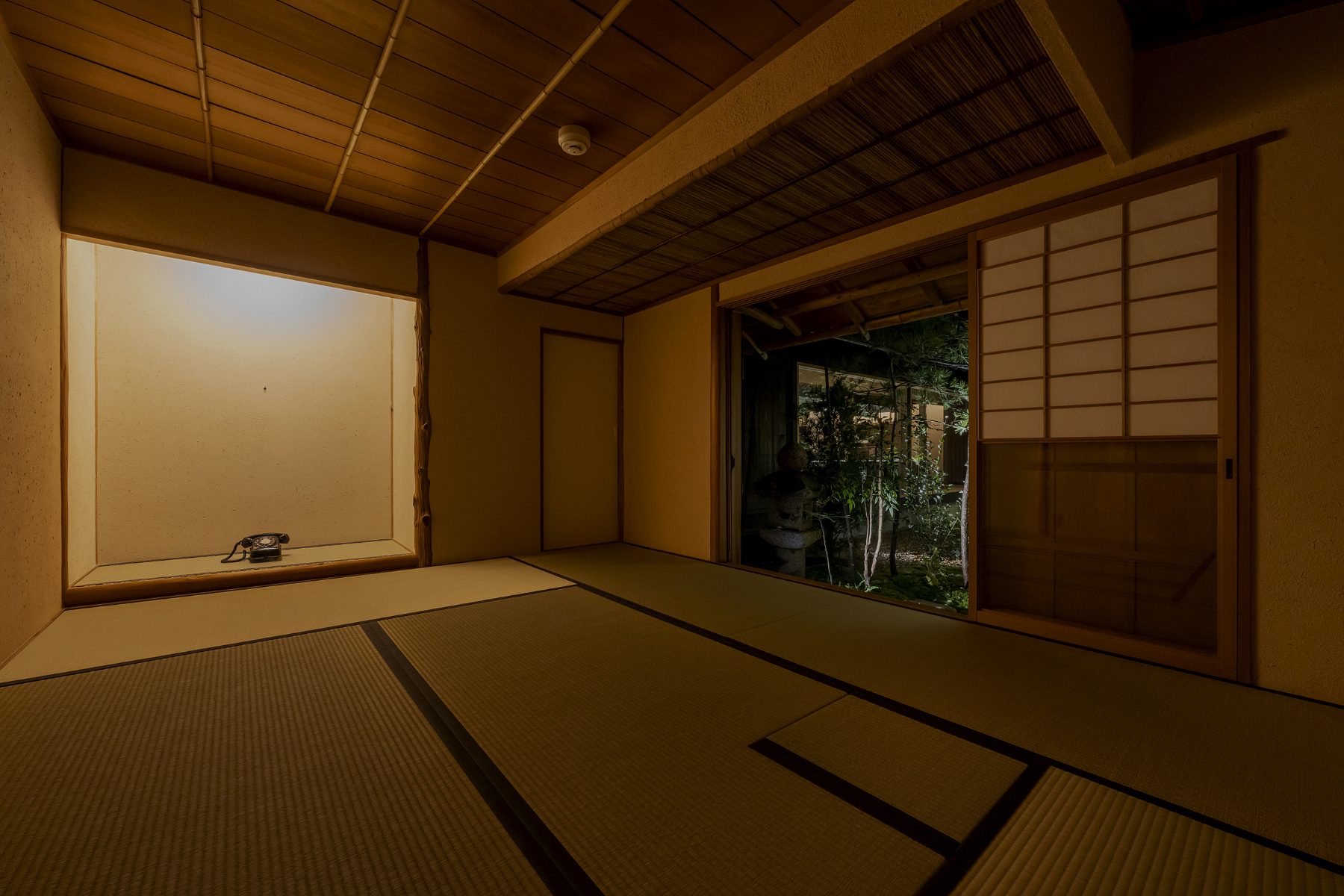 茶室を設えた特別室 — 東大寺門前 和 Nagomi